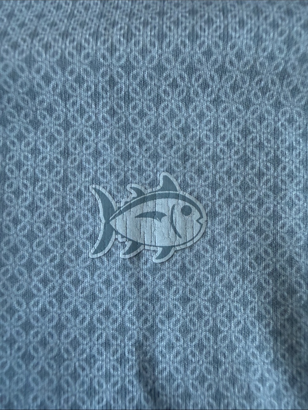Southern Tide Light Blue Micro-Pattern Polo - Picture 3 of 5